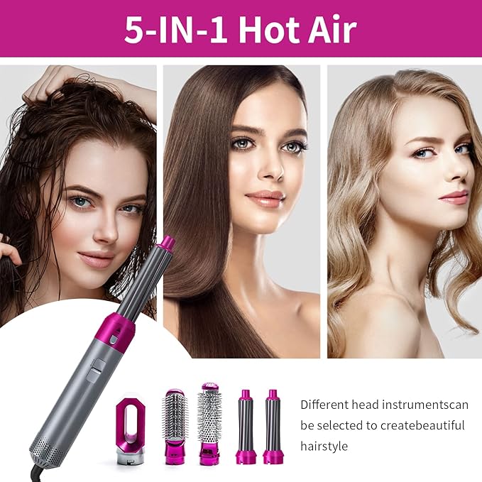 Uswah™ Hot Hair Brush 5 in 1 – فرشاة الشعر الساخنة 5 في 1