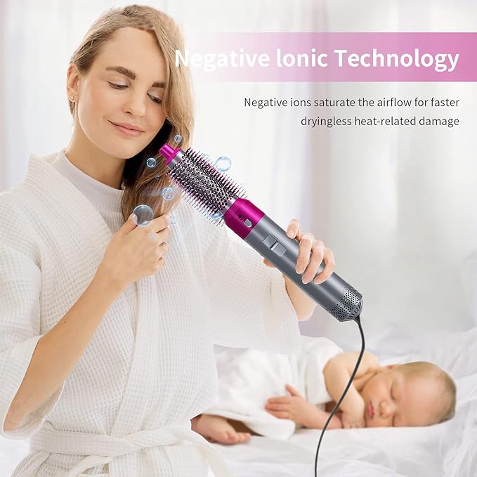Uswah™ Hot Hair Brush 5 in 1 – فرشاة الشعر الساخنة 5 في 1